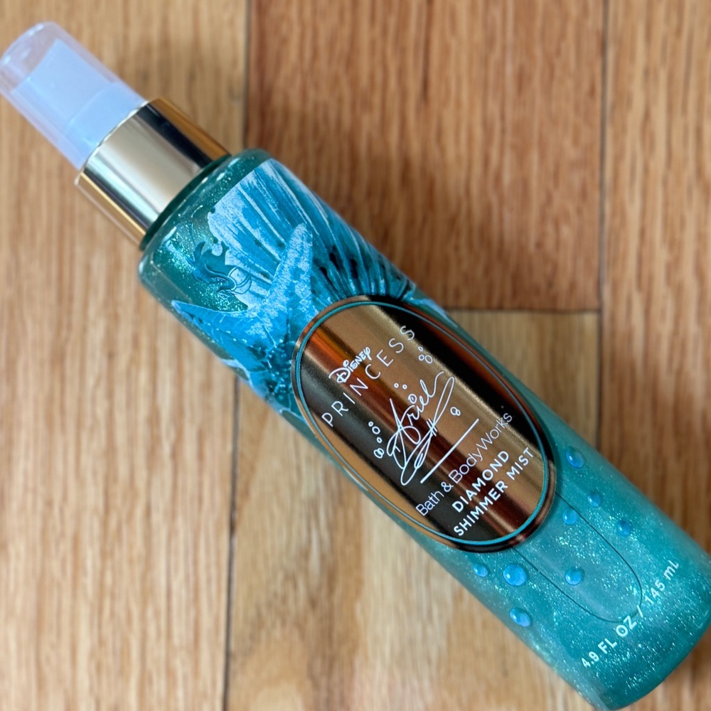 Bath & Body Works Disney Princess Arial Diamond Shimmer Mist - Aqua